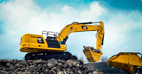 Excavadora de Orugas