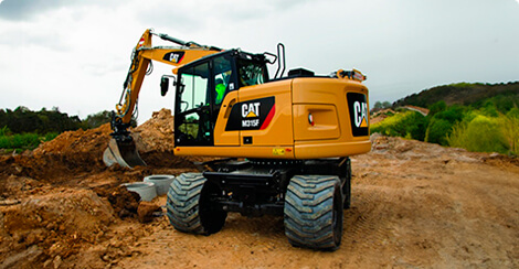 Excavadora de Ruedas